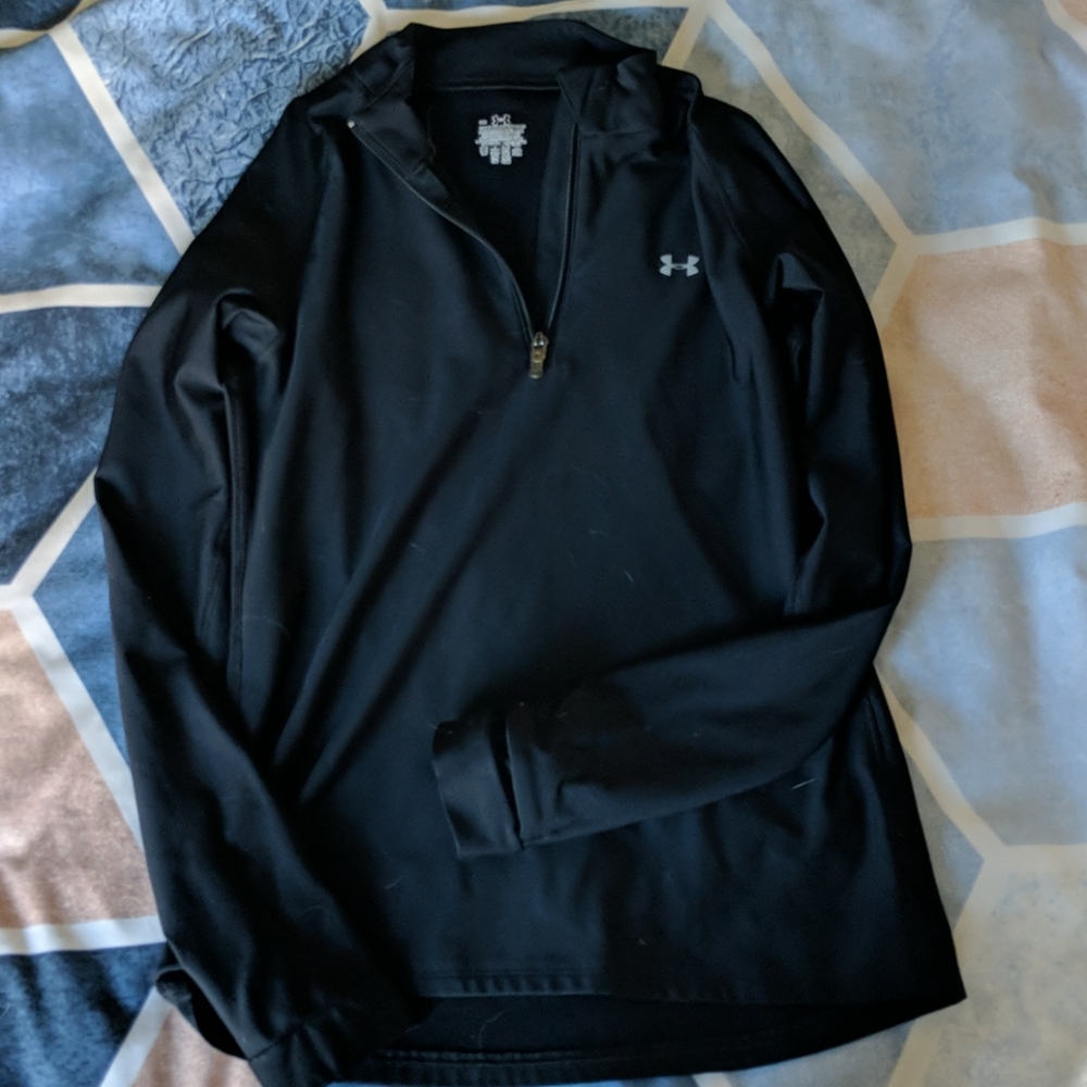 Black Under Armour Quarter Zip